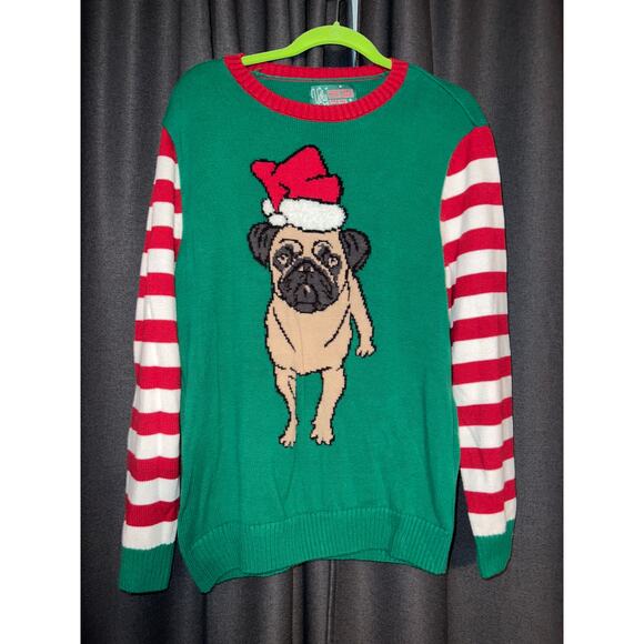 Ugly Christmas Sweater Xmas Size Large Dog - Picture 1 of 3